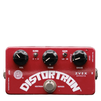 a Zvex distortion effect pedal