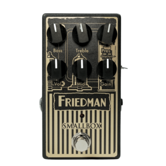 Pédale d'overdrive de la marque Friedman, modèle Small Box Overdrive